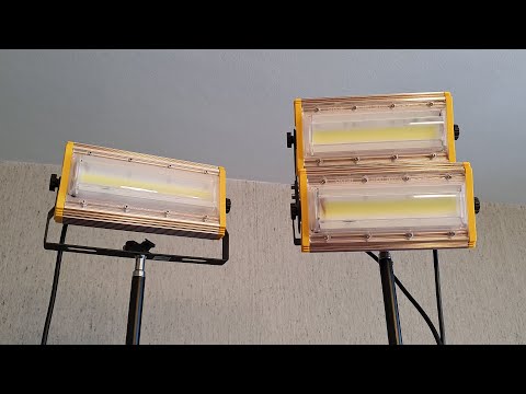 50W COB LED lights off Ebay - first failure, power and temperature