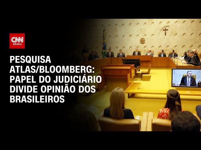 Atlas/Bloomberg: país se divide sobre se Judiciário cumpre seu papel | LIVE CNN