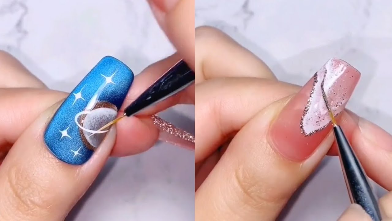 Oddly satisfying nail art & relaxing nail design compilation
