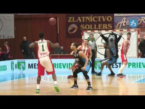 Basketbal, BC Prievidza - BCM Gravelines-Dunkerque, Európsky pohár FIBA - highlights