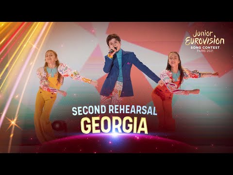 Niko Kajaia - Let's Count The Smiles - Second Rehearsal - Georgia 🇬🇪 - Junior Eurovision 2021