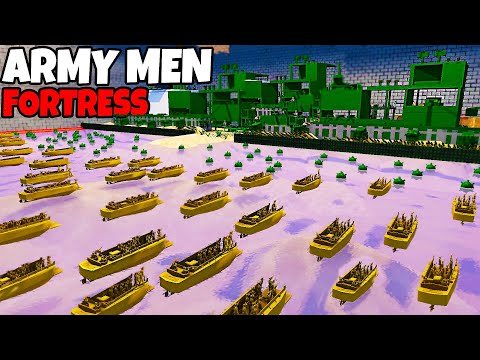 I built Deadliest Army Men MEGA-FORTRESS Under Siege EVER... - Attack on Toys