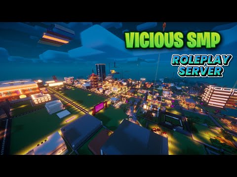 BEST SURVIVAL ROLEPLAY MINECRAFT PUBLIC SERVER INDIA | FREE TO JOIN | VICIOUS SMP | PUBLIC SMP