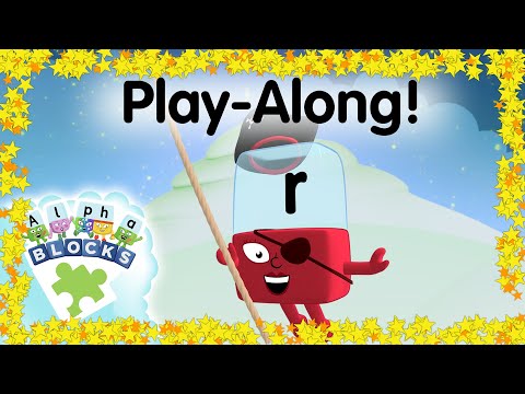 アルファブロック - Rを見つけられるかな？| アルファブロック｜#PlayAlong｜読み方を学ぶ (Alphablocks - Can You Find R? | #PlayAlong | Learn to Read)