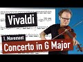 Vivaldi Concerto in G Major, Op. 3 No. 3, 1. Movement | Violin Sheet Music | Piano Accompaniment