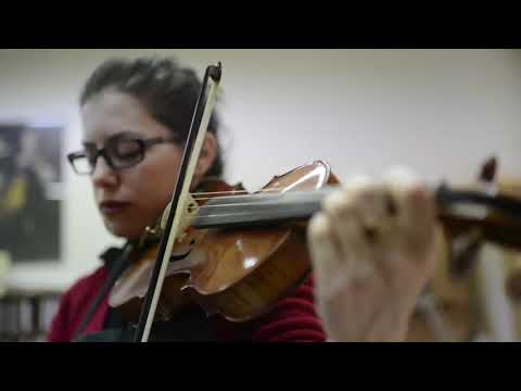 THE VIOLIN MAKER Yael Rosenblum workshop in Cremona