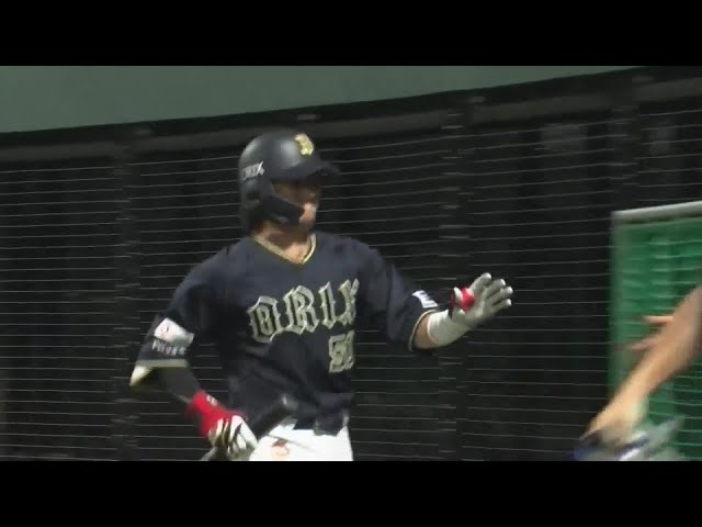 【ファーム】本日3打点目の活躍!! バファローズ・小田裕也の犠牲フライで勝ち越しに成功!!  2024年9月3日 福岡ソフトバンクホークス 対 オリックス・バファローズ