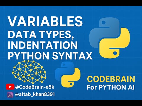 Python Basics Syntax Variables Indentation