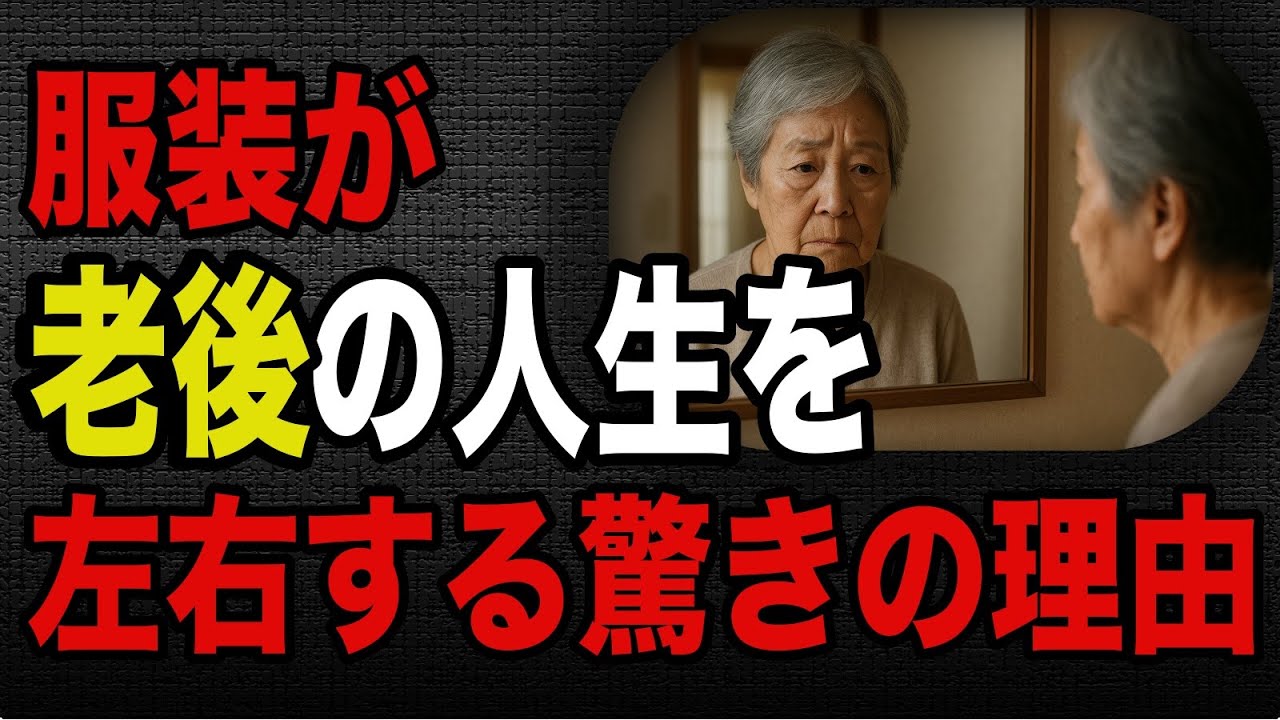 【老後】60代からも何を着るかで 人生の明るさが激変！ その心理学的理由