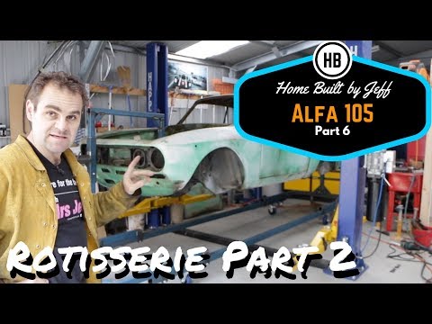 Rotisserie part 2 - Alfa Romeo 105 project car build part 6