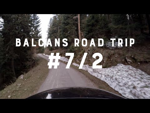Balkans Road Trip. #7.2 Drive through Durmitor [Montenegro. Drivelapse]