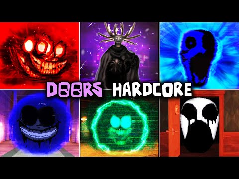 [ROBLOX] Doors Hardcore All New Enemies Jumpscares & Crucifix