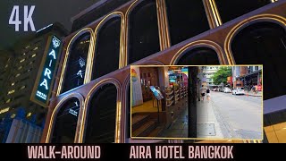Aira Hotel Bangkok Walkaround | What the Area Looks Like Day & Night (4K)