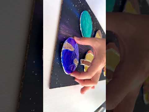 PLANET FOIL CRAFT 🍫🌎🪐🚀 | Mercury Venus Earth Mars Jupiter Saturn Uranus Neptune #atoyday