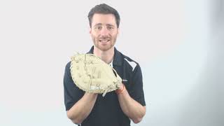 Video thumbnail: SSK White Line 13" Dimple First Base Baseball Glove: S19W13FBD