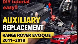 👉 Auxiliary Battery Replacement FIX | Range Rover Evoque 2011–2018 Step By Step