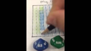 Roll to 1 Decimal Dice Game (5th)
