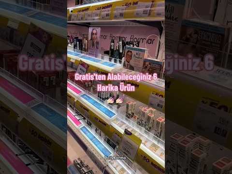 GRATİS 6 ÜRÜN ÖNERİSİ! #gratis #makyaj #gratisindirim #alışveriş #speedup #music #shortvideo