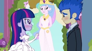 Twilight Sparkle &amp; Flash Sentry Canterlot Wedding Transformation