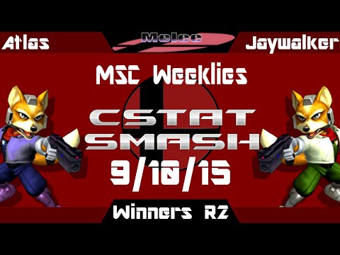 MSC Melee 9-10-15 Singles WR2 - Atlas (Fox) vs. Jaywalker (Classic)