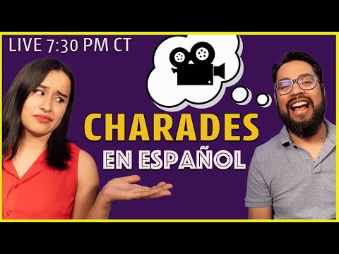 Charades in SPANISH - Play and practice Spanish LIVE - YouTube