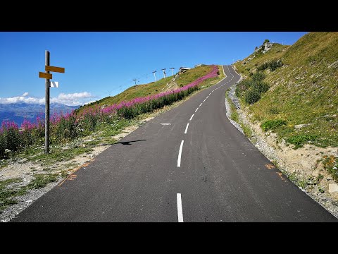 Col de la Loze via Meribel from Brides-les-Bains (France) - Indoor Cycling Training