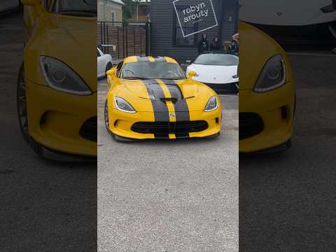 Dodge viper 9.0 liter engine sound 💛#dodgeviper