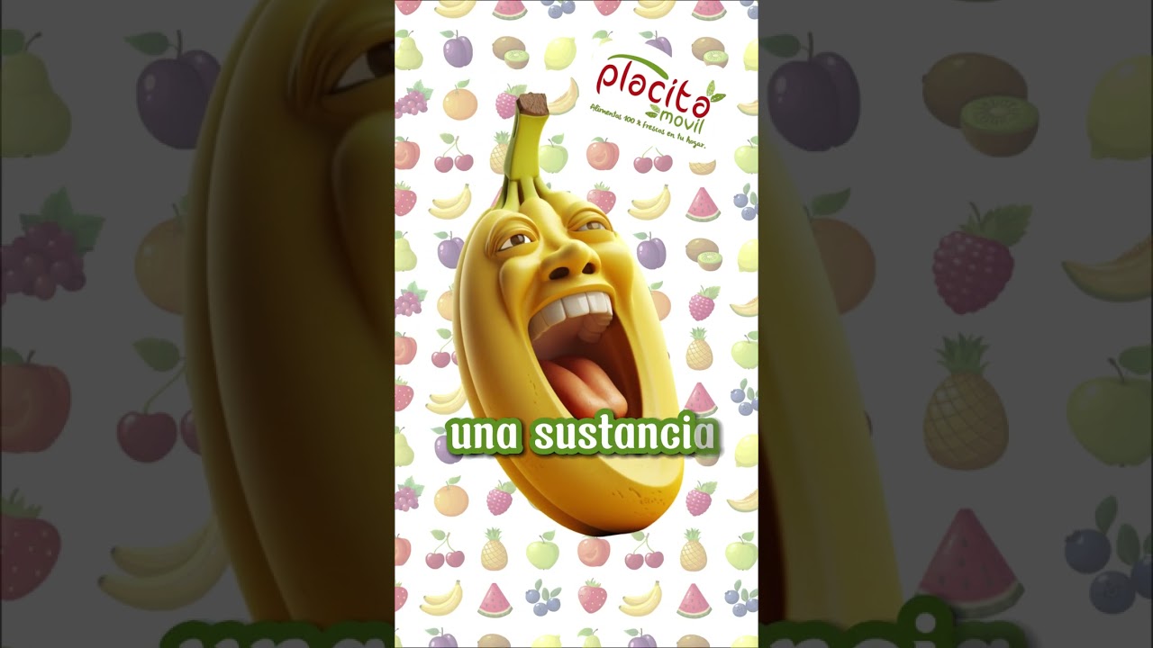 Sabías que, La piel del banano contiene serotonina...
