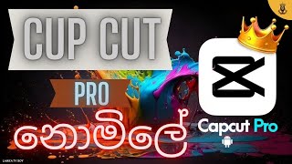CAPCUT PRO දැන් Free! 💥 Android එකටම