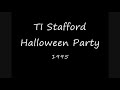 TI Stafford Halloween Party Vintage 1995 VHS