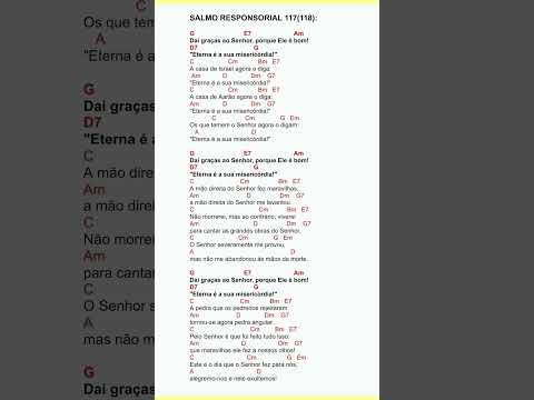 Salmo 117 (118) - Músicas Católicas
