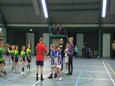 Korfbal met E1 2008-2009
