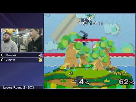 GSS 106 SSBM - Voicemail (Falco, Fox) vs. ZettaVolt (Green Fox) - Melee LR2