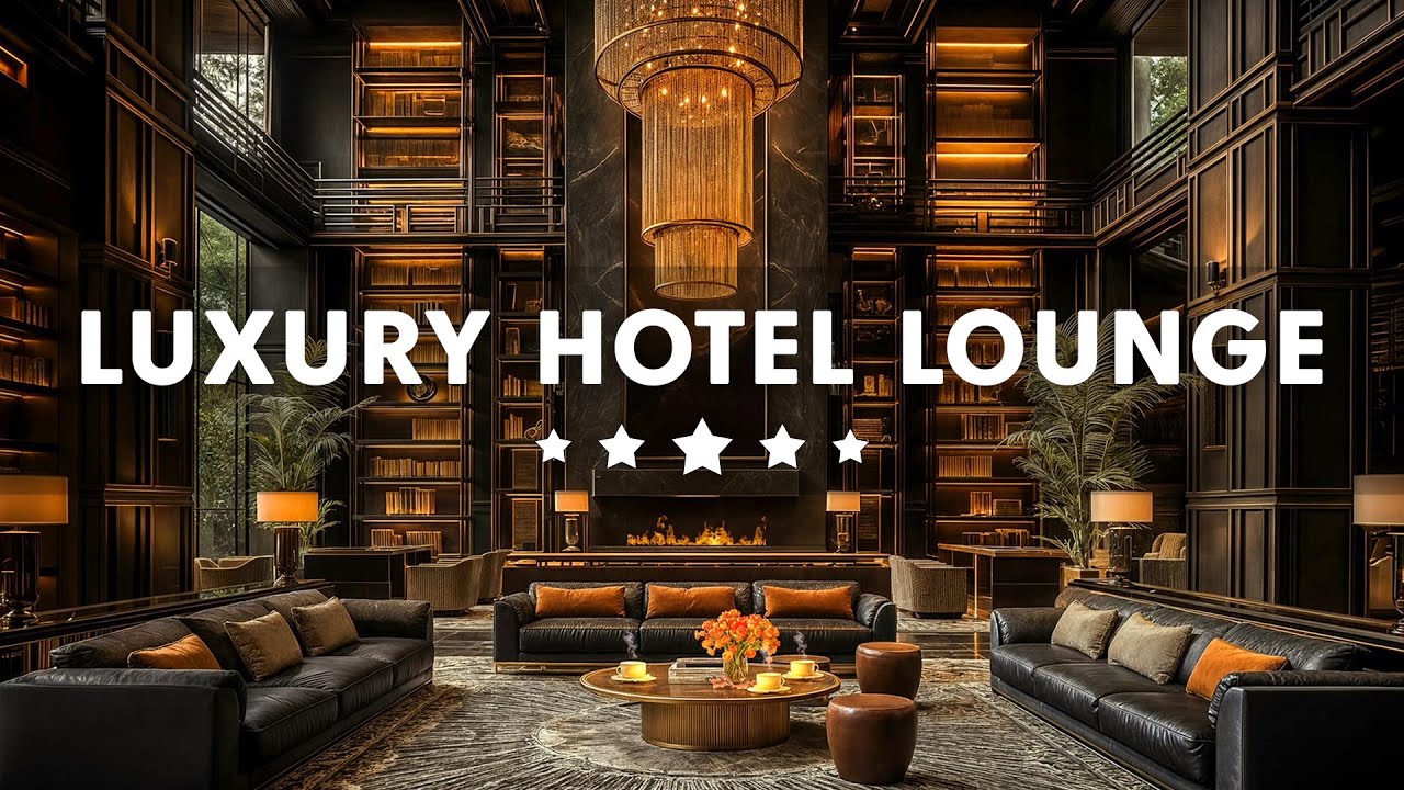 Luxury Hotel Lounge Music BGM - Elegant Jazz Saxophone Instrumental Music for Stress Relief & Relax