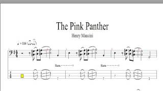 The Pink Panther - Henry Mancini (bass solo tab)