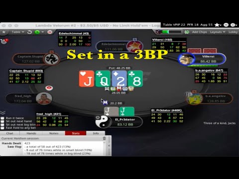 NL 200/500 ZOOM POKER - Set in a 3BP