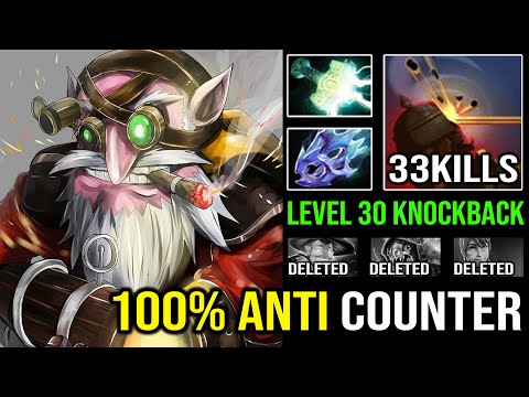 BRUTAL LEVEL 30 Sniper 100% Anti Counter Hero with Unlimited Knockback Max Speed OP Hero Dota 2
