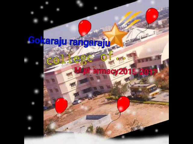 Gokaraju Rangaraju College of Pharmacy video #1