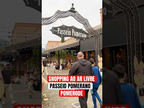Passeio Pomerano: O shopping ao ar livre mais charmoso do Brasil 🇧🇷🇩🇪