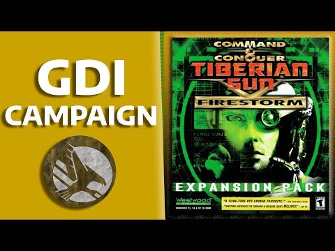 Tiberian Sun Firestorm Full GDI Campaign Playthrough - Hard Difficulty