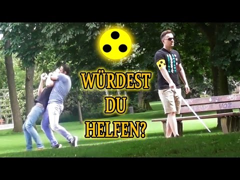 BLIND Experiment! - Would you help a blind person? | PvP