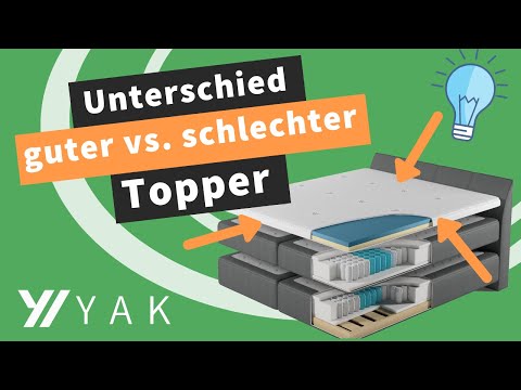 Topper Unterschiede: So erkennst Du gute und schlechte Topper 💡