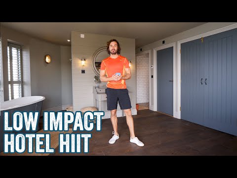 NEW!!! 20 Minute Low Impact Hotel HIIT Workout | The Body Coach TV