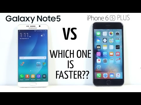 Galaxy Note 5 Vs iPhone 6s Plus  Speed Test! (Detailed)