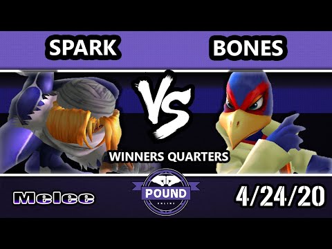 Pound Online 2020 Melee Winners Quarters - Spark (Sheik) Vs. Bones (Falco) SSBM Singles