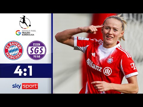 Schueller mit Doppelpack! | FC Bayern München - SGS Essen | Highlights - Frauen-Bundesliga 25/26