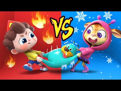 🥵🥶Desafío frío/caliente con Neo | Yes! Neo | Canciones Infantiles | BabyBus en Español