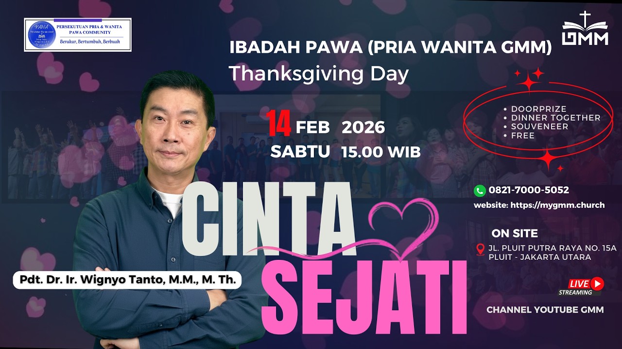 Cinta Sejati – Pdt. Dr. Ir. Wignyo Tanto, M.M., M.Th. (140226)