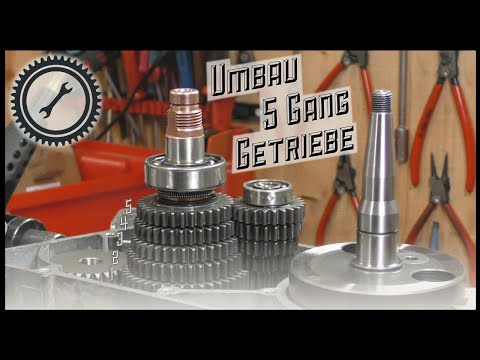 Simson 5-speed gearbox installation - 5-speed conversion gearshift adjustment instructions tutorial