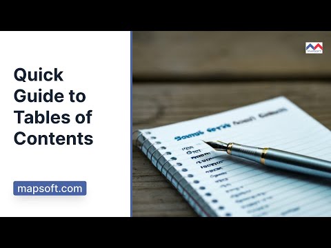 Navigating Content with Table of Contents